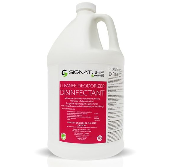 signature g cleaner deodorizer disinfectant concentrate